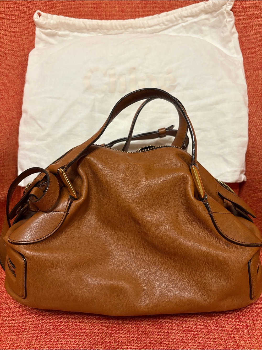 Chloé Archival Cary Leather Bag - Rich Brown EUC (TRR Authenticated) - Picture 3 of 12
